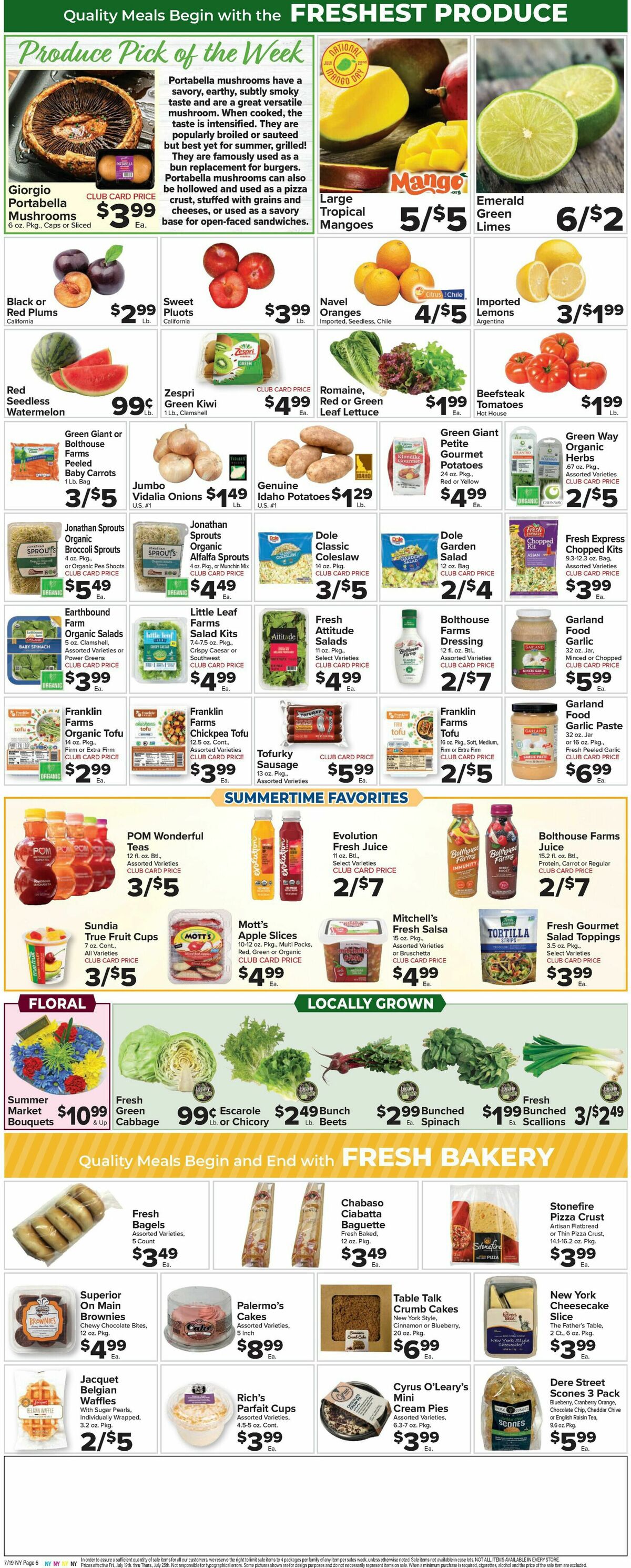 Food Town Weekly Ad from July 19