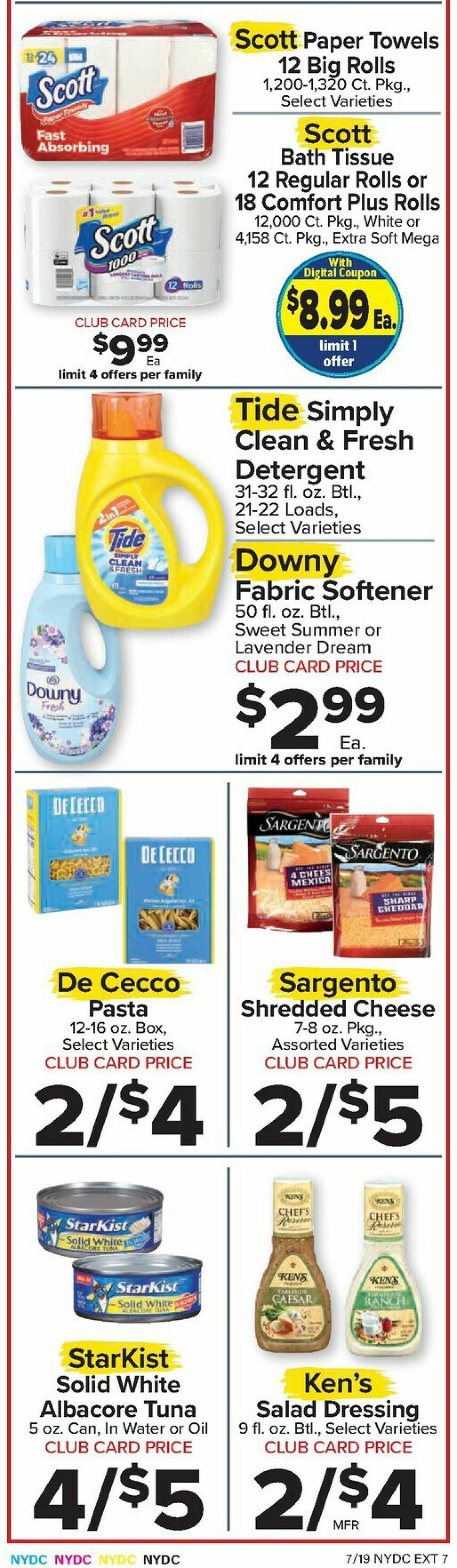 Food Town Weekly Ad from July 19