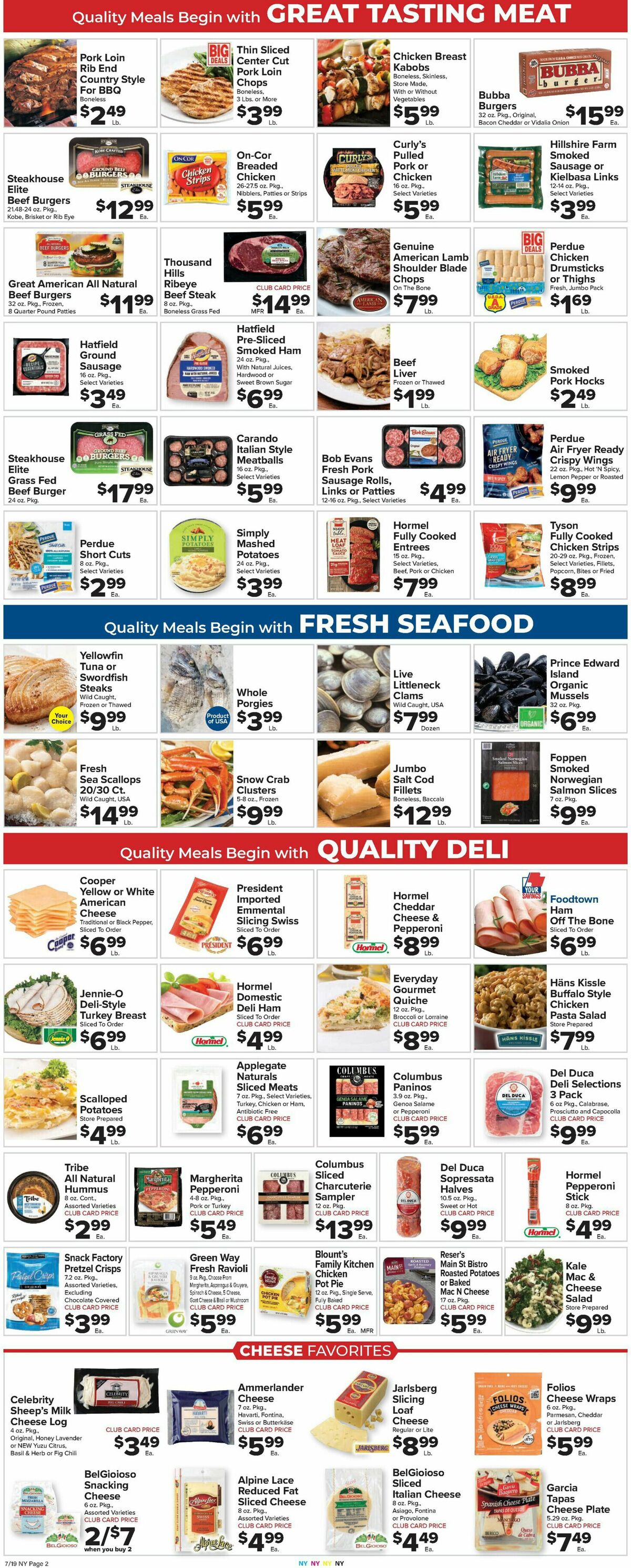 Food Town Weekly Ad from July 19