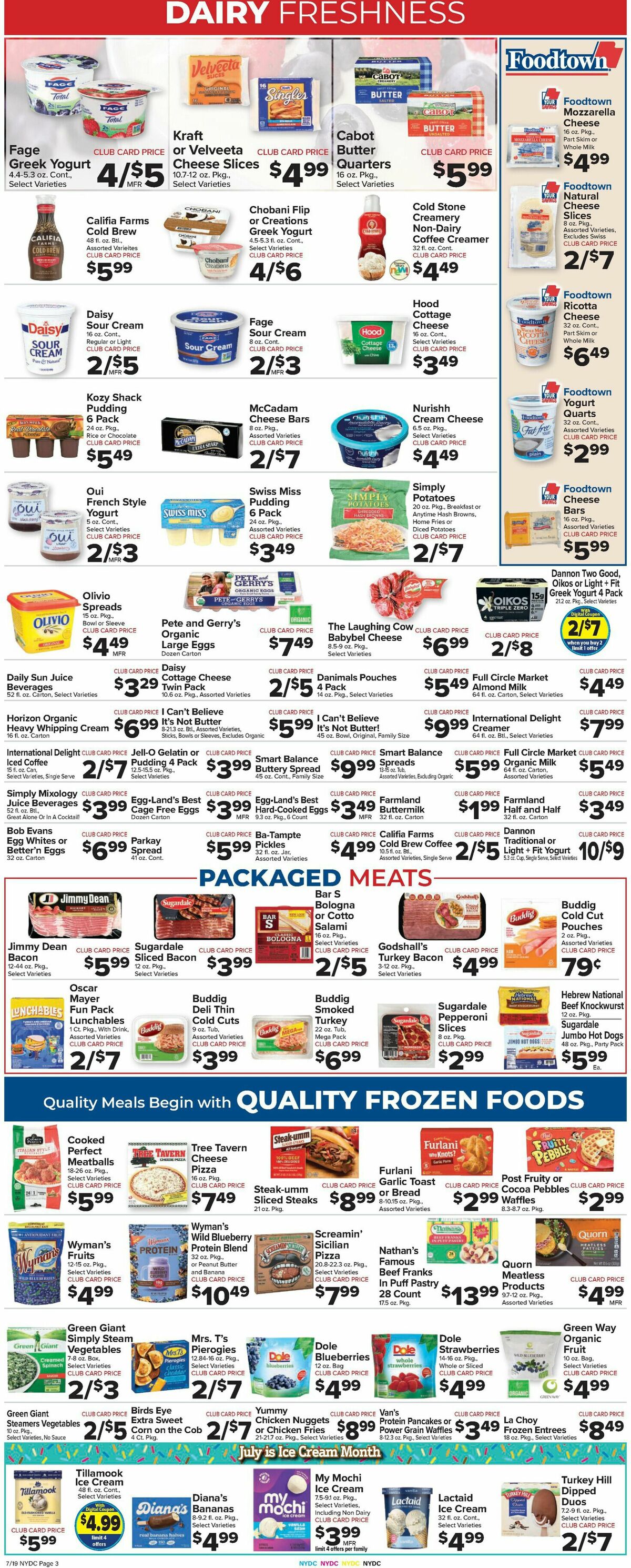 Food Town Weekly Ad from July 19