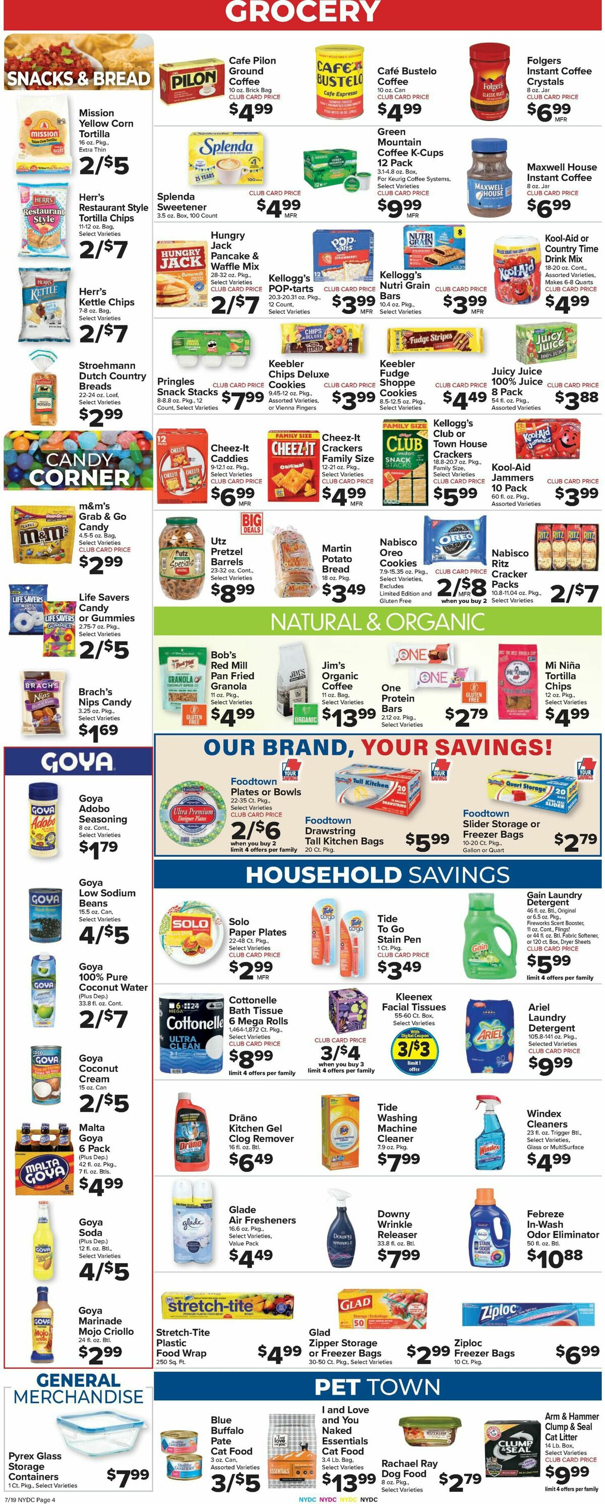 Food Town Weekly Ad from July 19