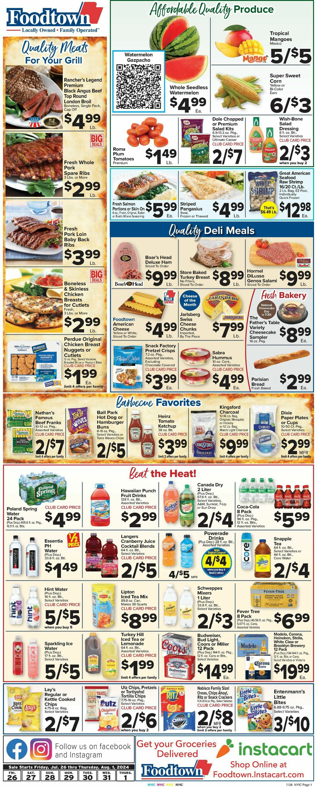 Food Town Weekly Ad from July 26