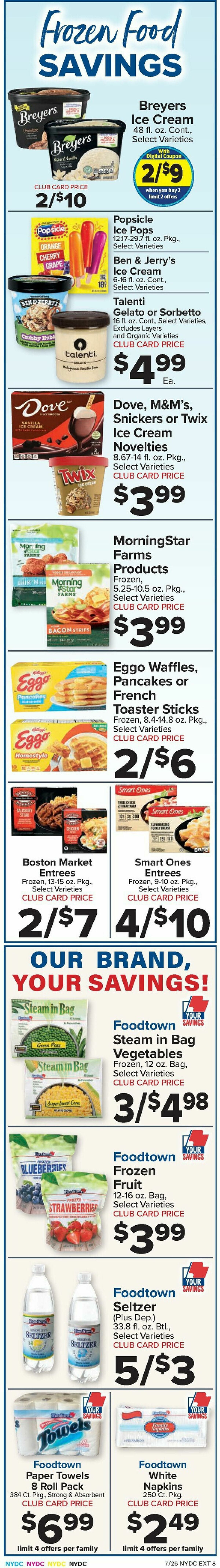 Food Town Weekly Ad from July 26