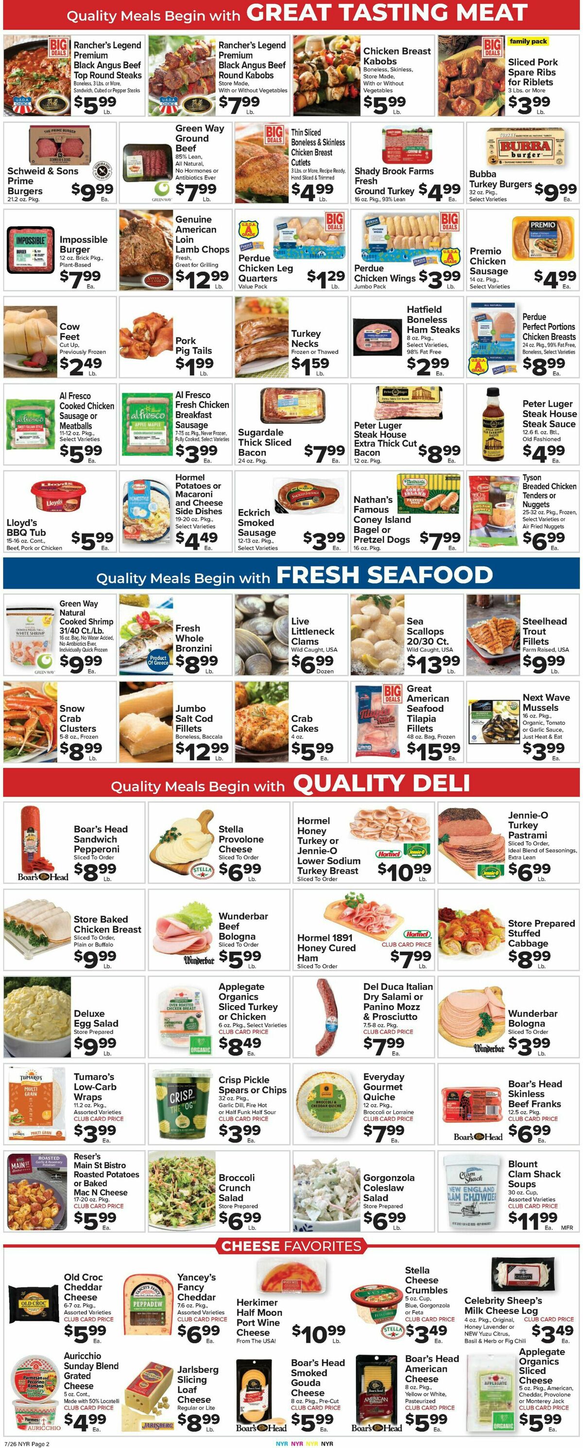 Food Town Weekly Ad from July 26