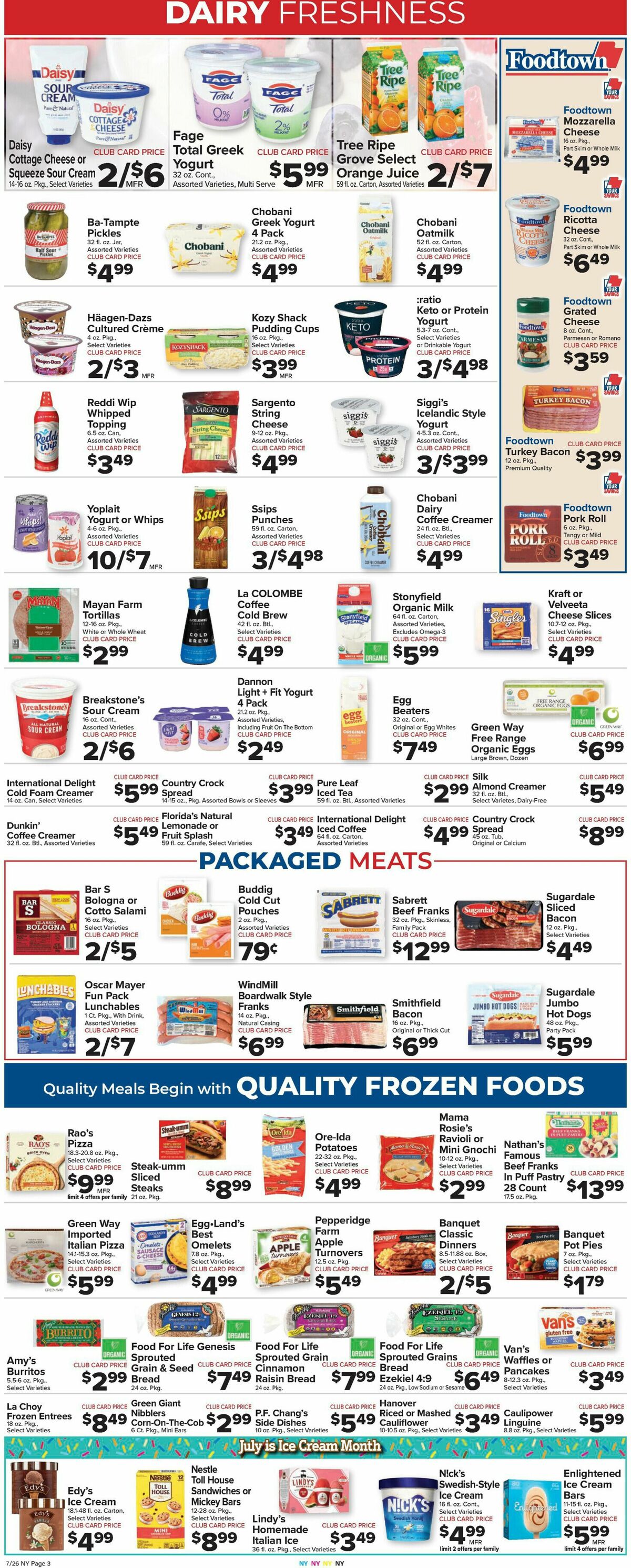 Food Town Weekly Ad from July 26