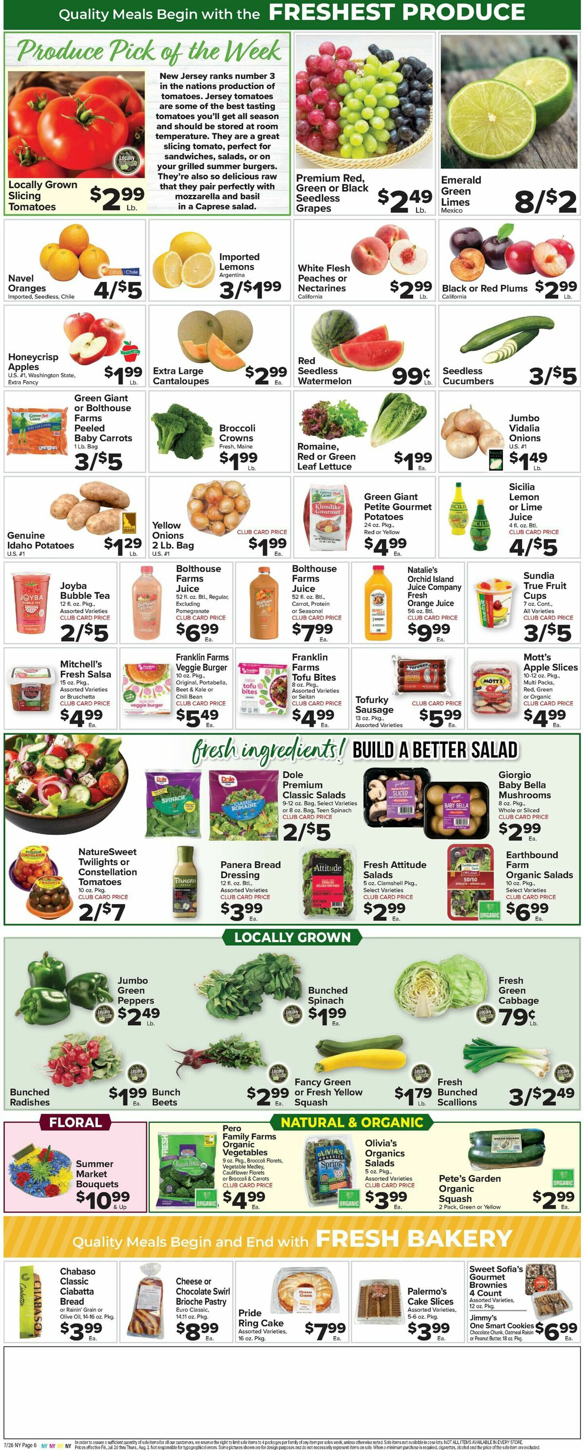 Food Town Weekly Ad from July 26