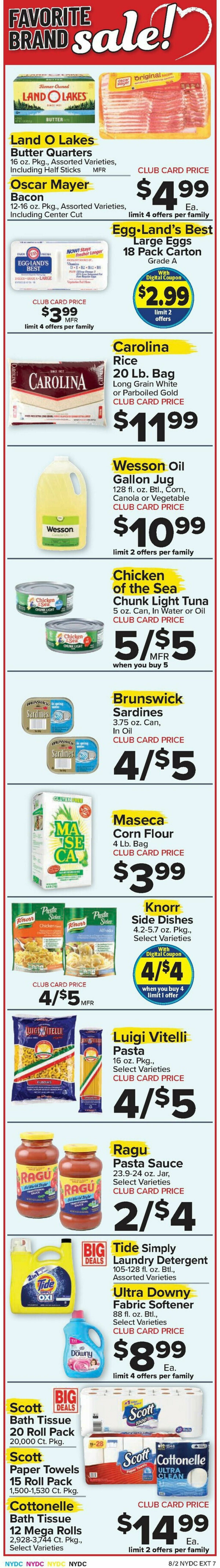 Food Town Weekly Ad from August 2