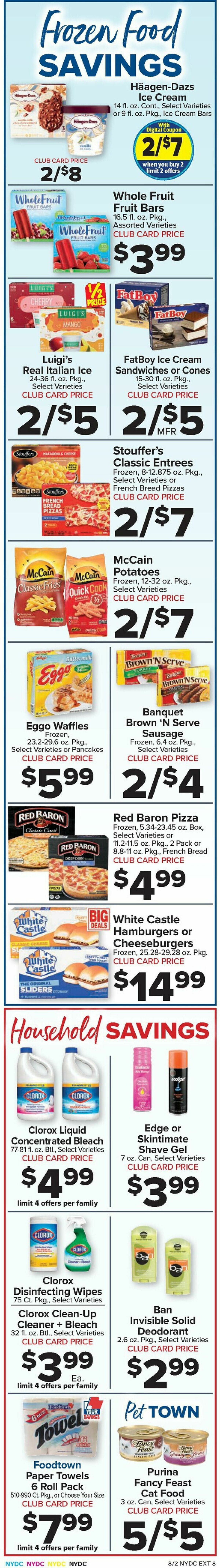 Food Town Weekly Ad from August 2