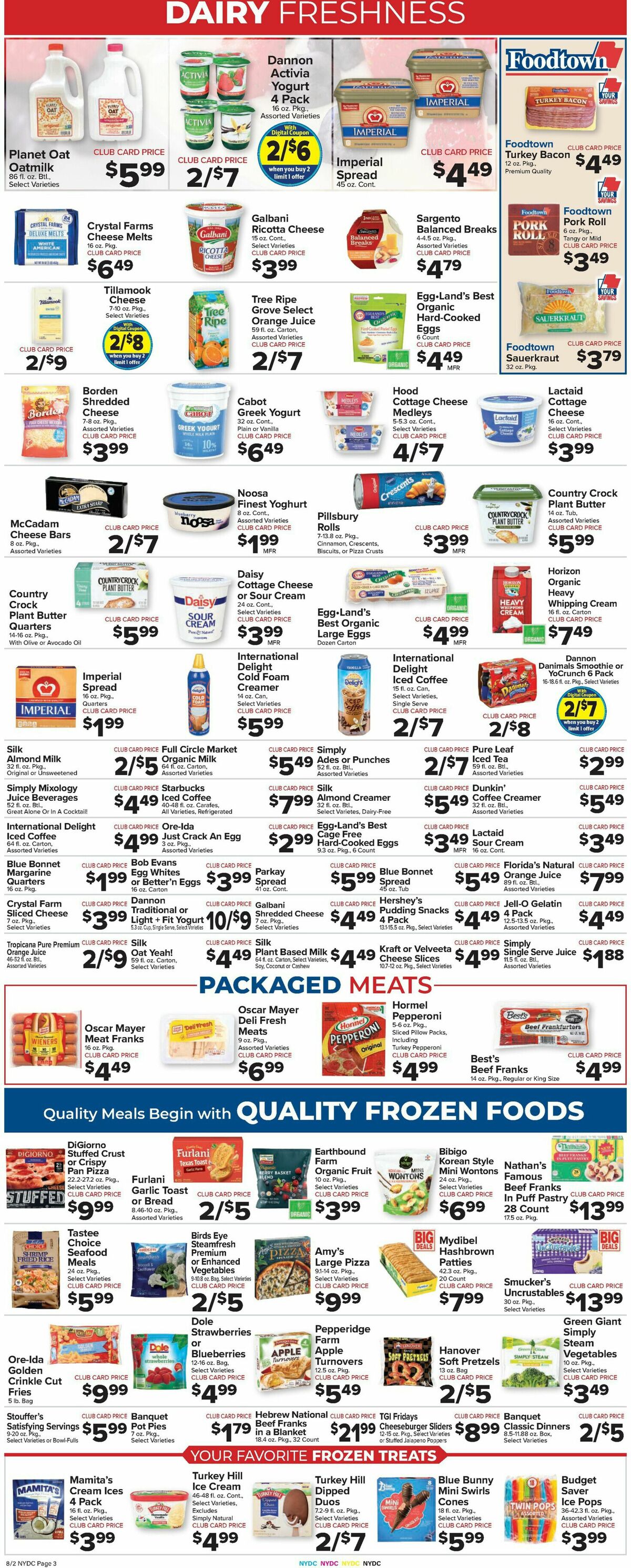 Food Town Weekly Ad from August 2