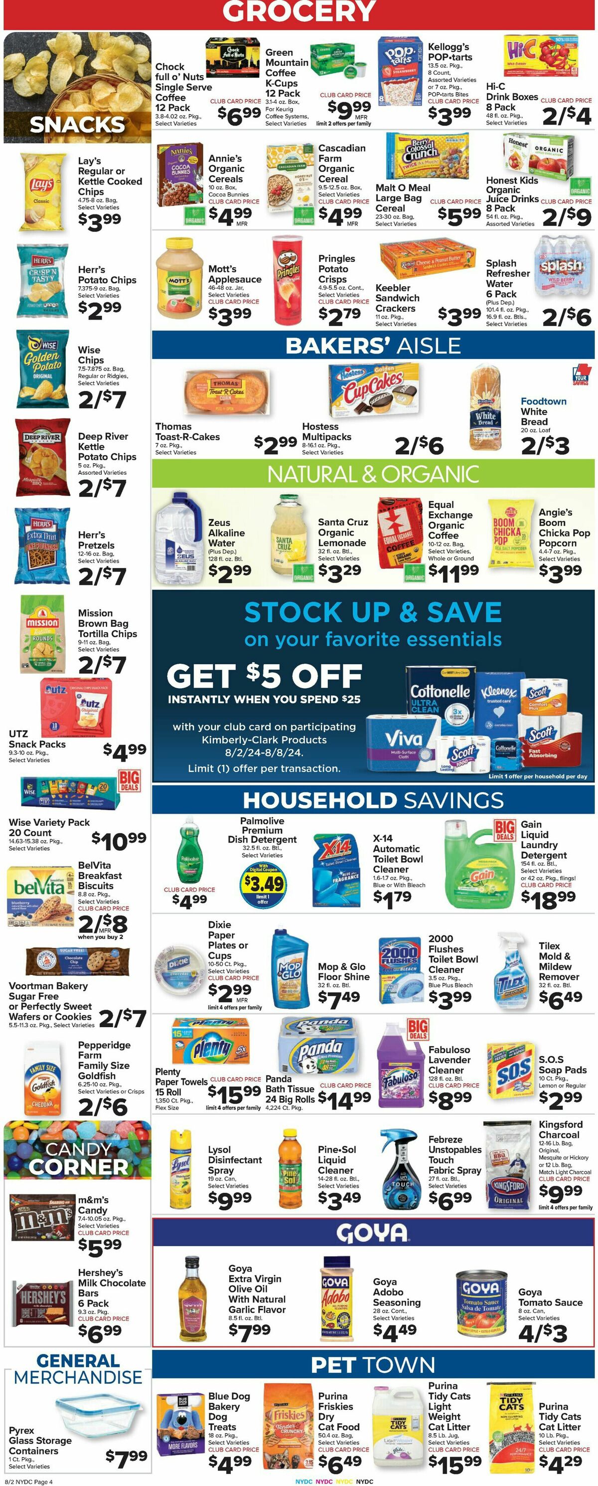 Food Town Weekly Ad from August 2