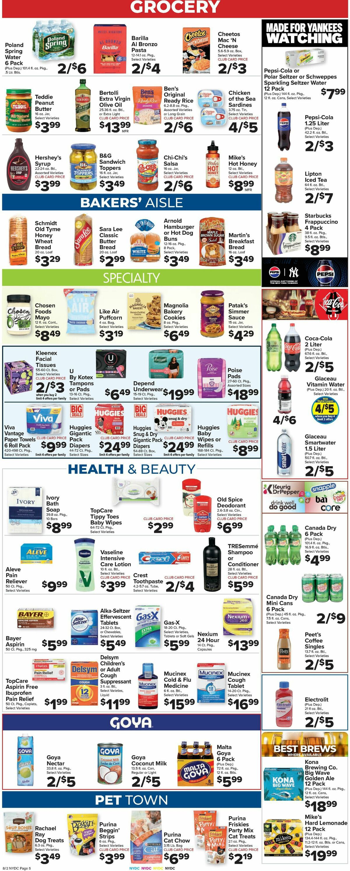 Food Town Weekly Ad from August 2