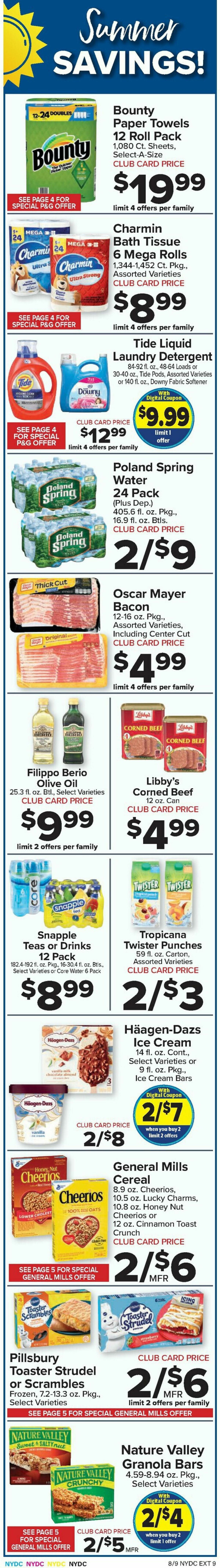 Food Town Weekly Ad from August 9