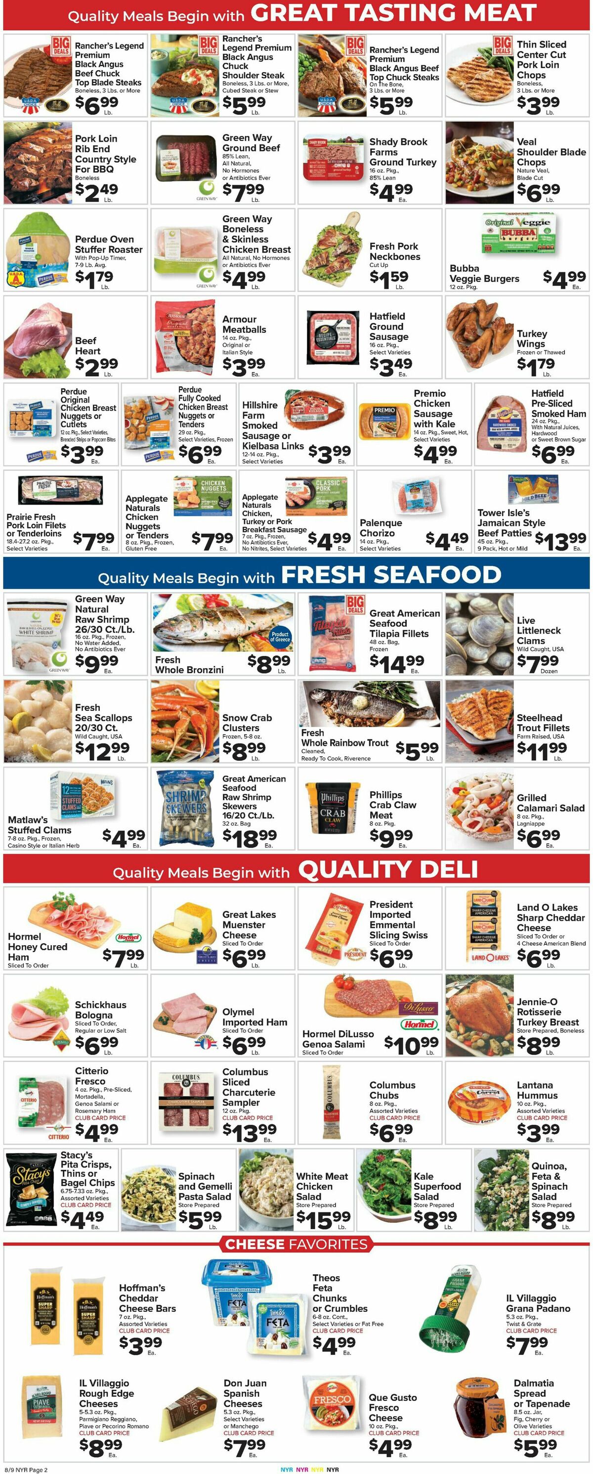 Food Town Weekly Ad from August 9