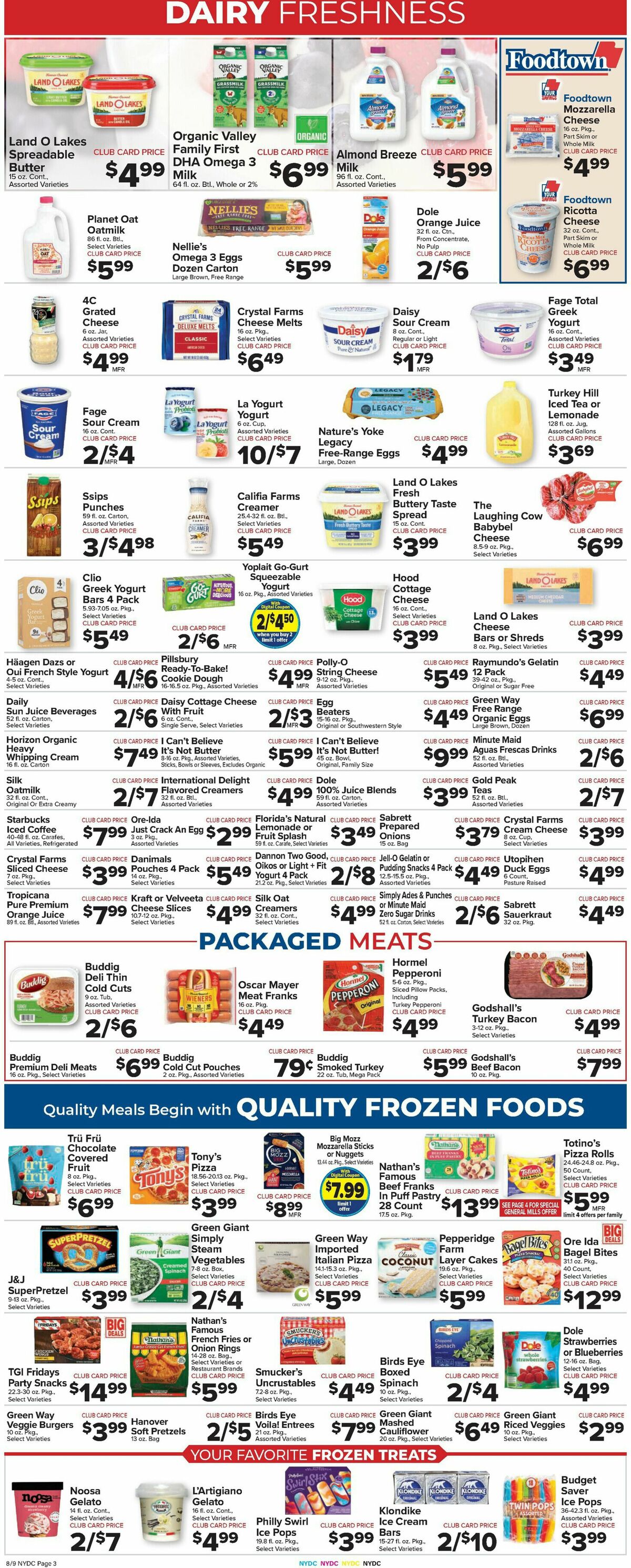 Food Town Weekly Ad from August 9