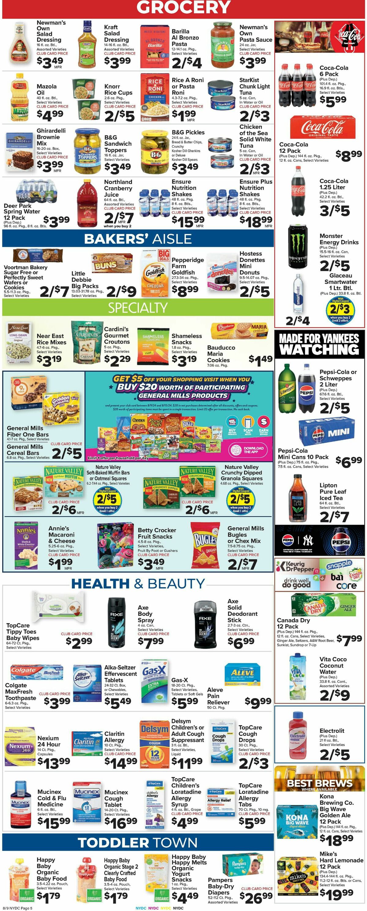 Food Town Weekly Ad from August 9