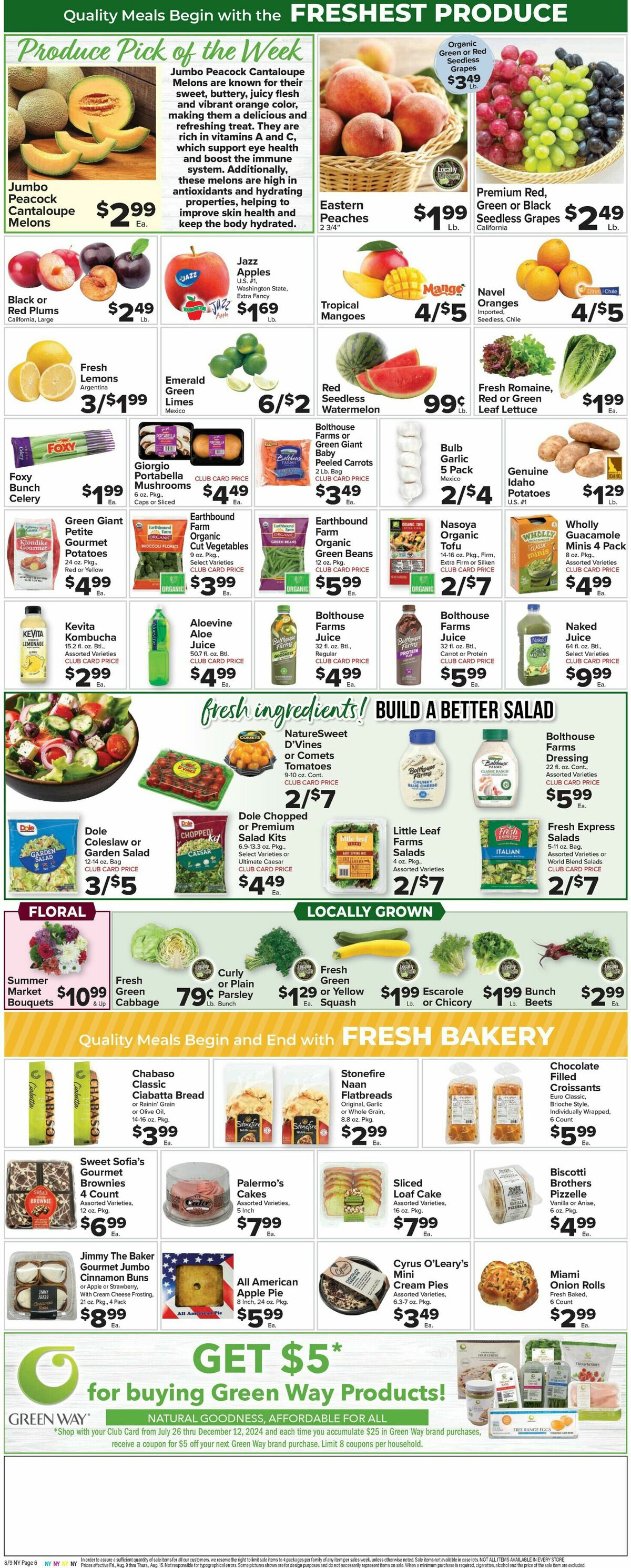 Food Town Weekly Ad from August 9