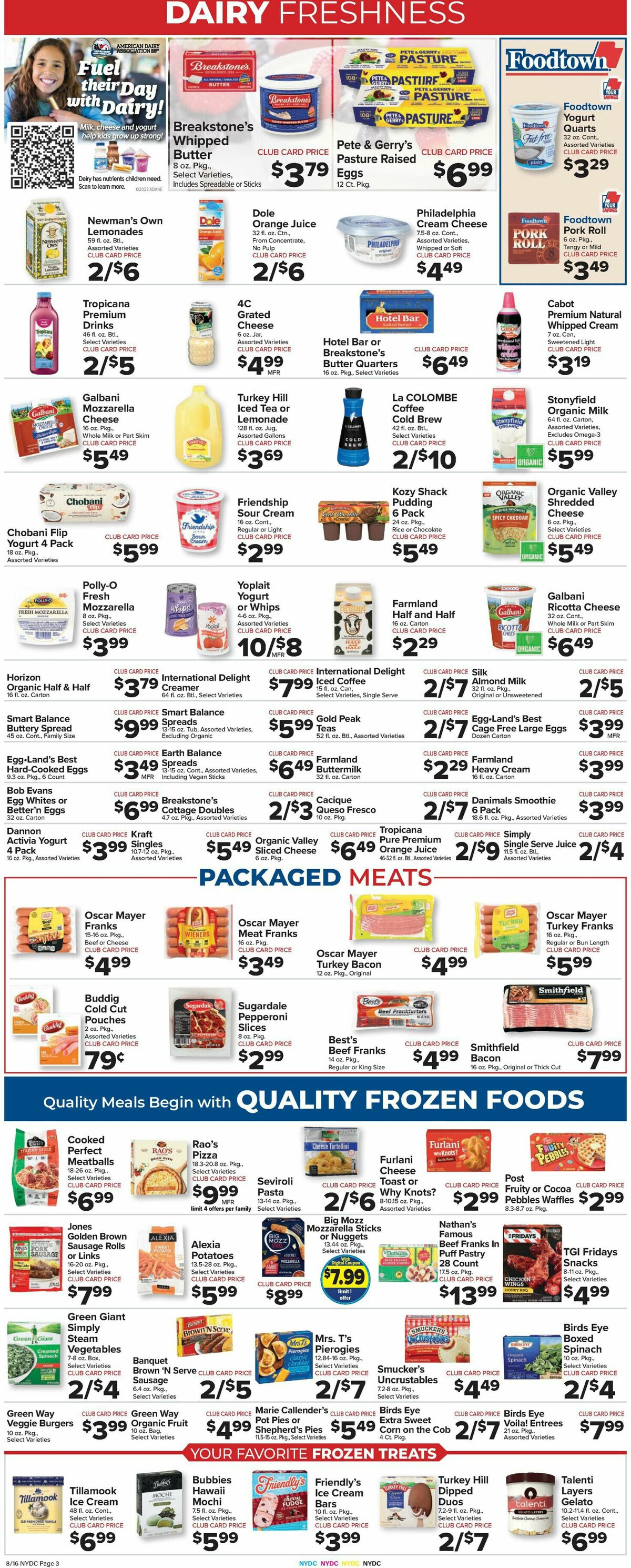 Food Town Weekly Ad from August 16