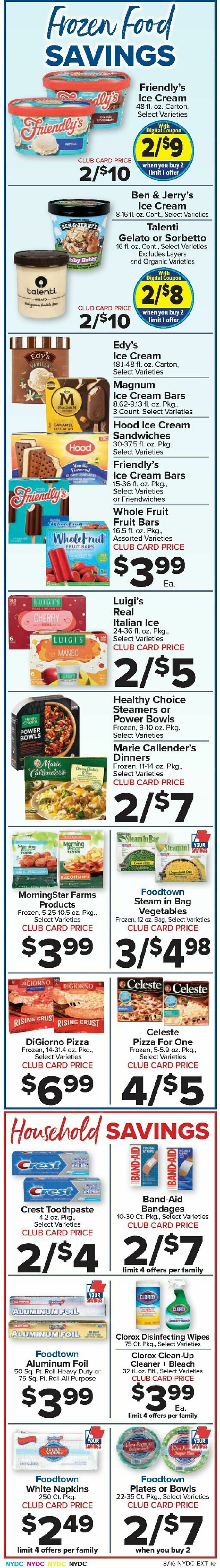 Food Town Weekly Ad from August 16