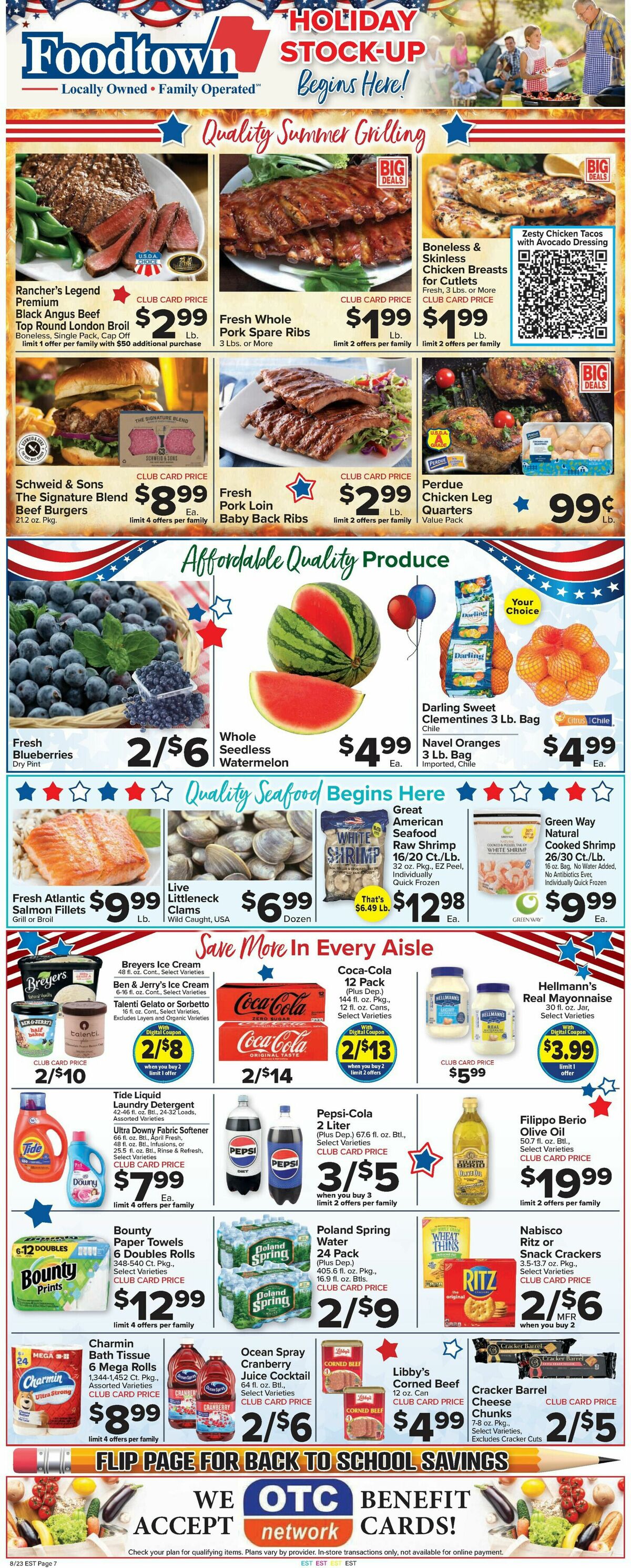 Food Town Weekly Ad from August 23