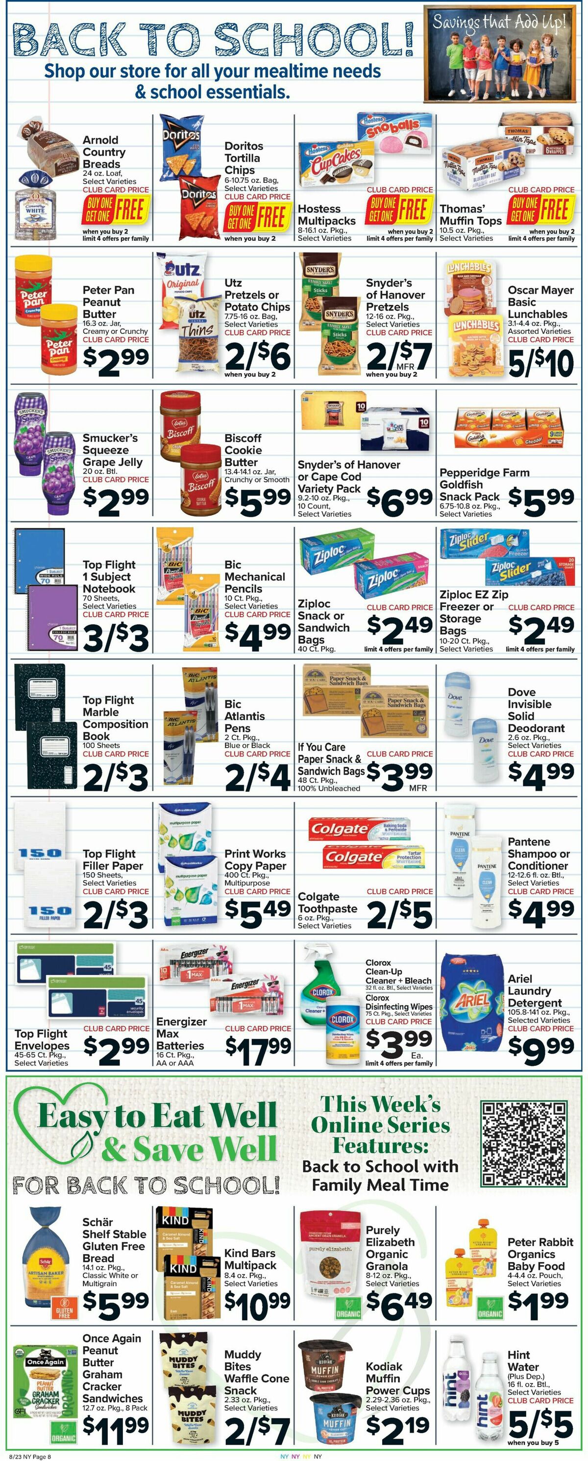 Food Town Weekly Ad from August 23