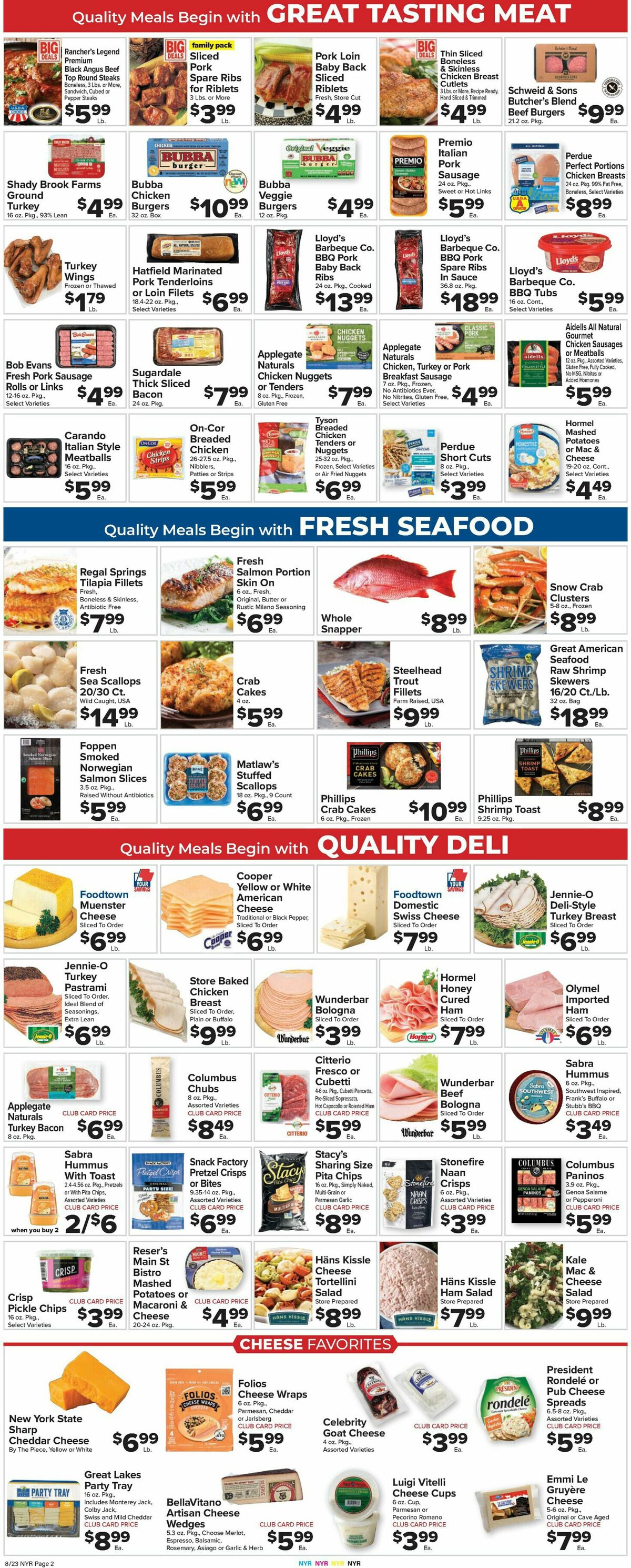 Food Town Weekly Ad from August 23