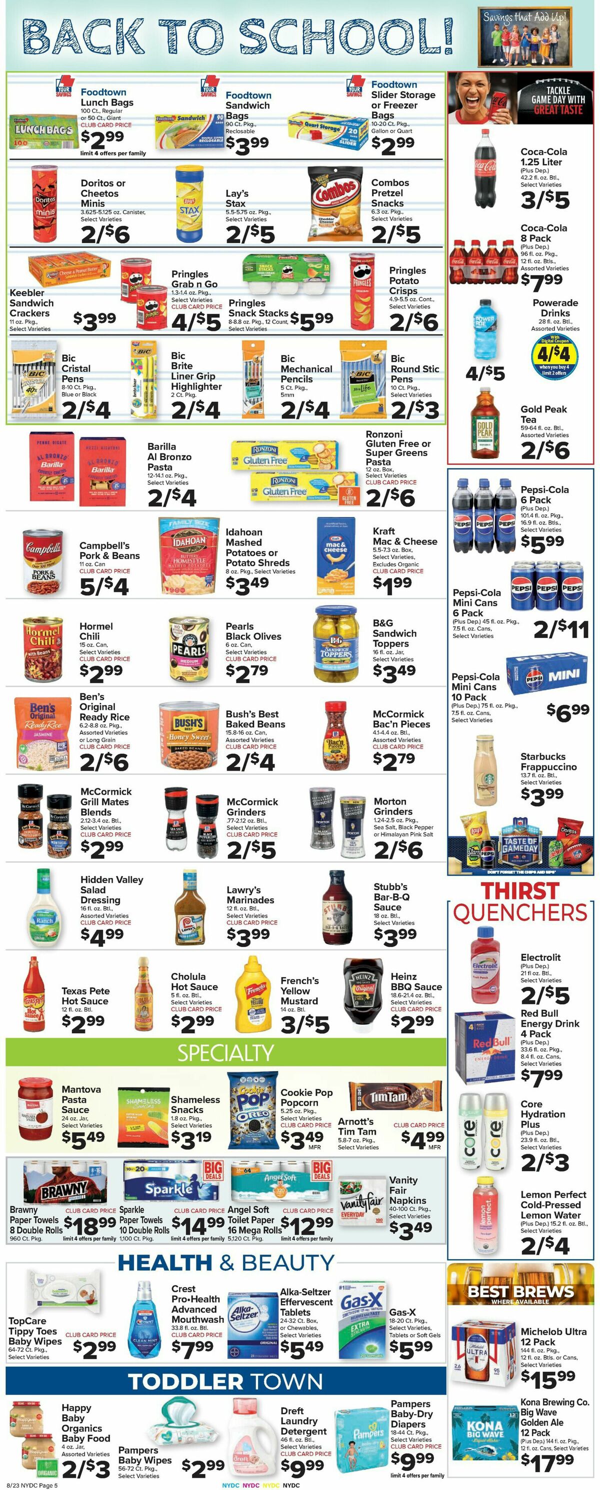 Food Town Weekly Ad from August 23