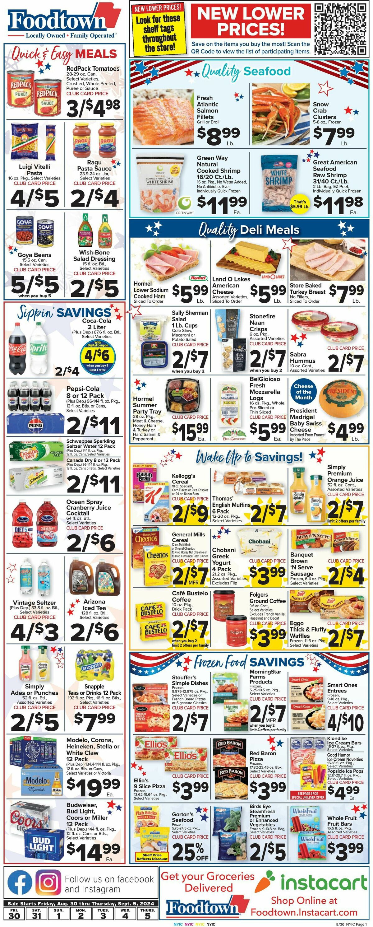 Food Town Weekly Ad from August 30