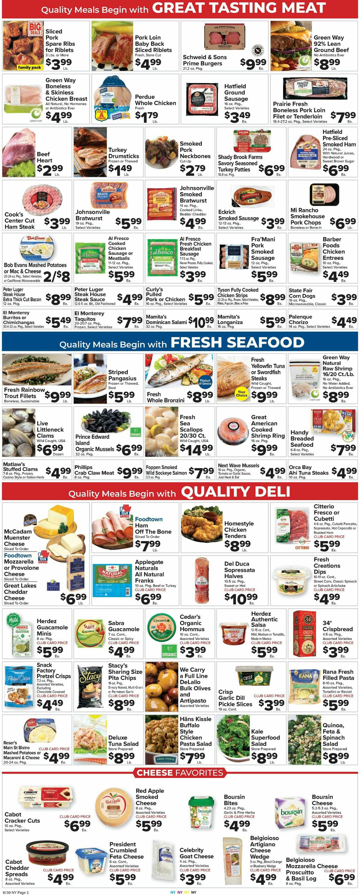 Food Town Weekly Ad from August 30