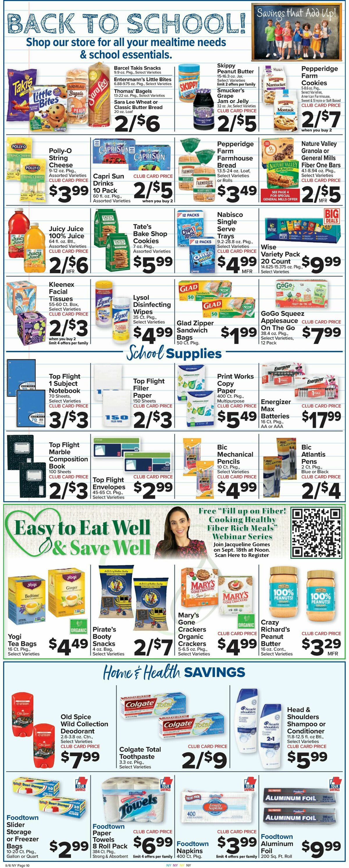 Food Town Weekly Ad from September 6