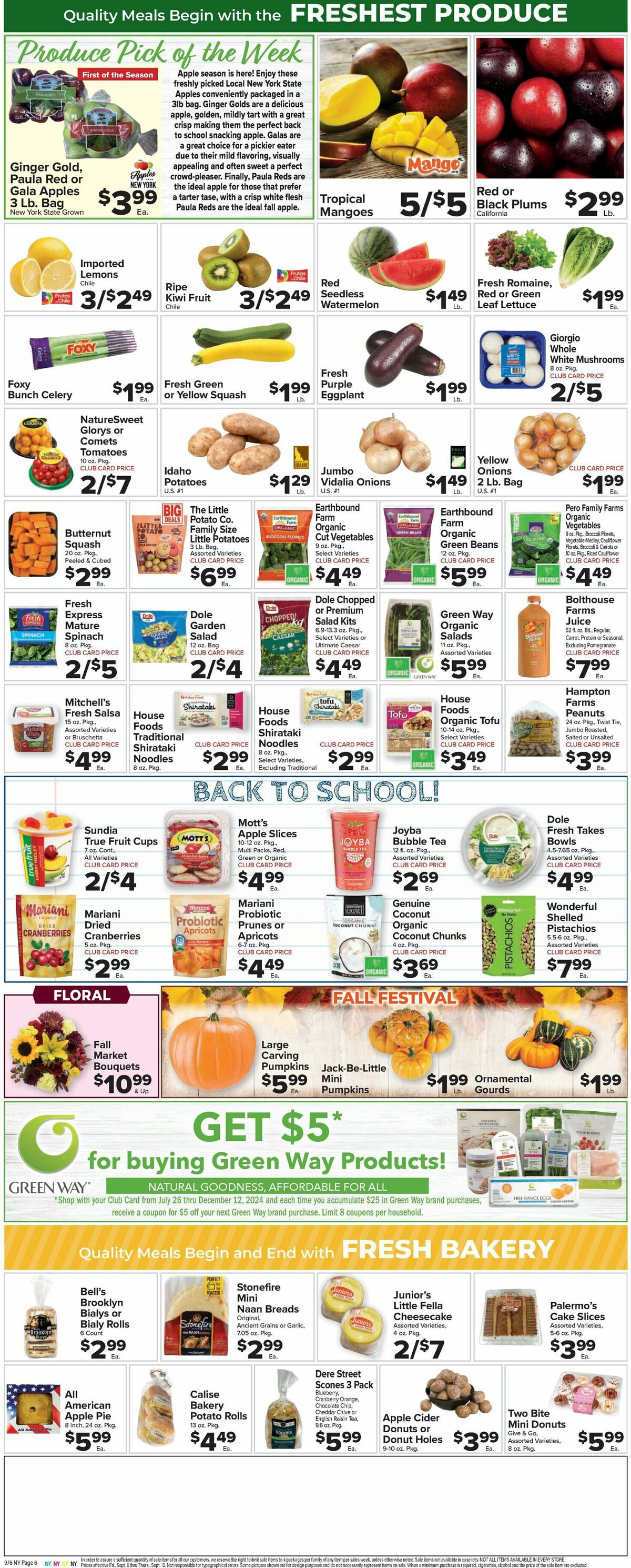 Food Town Weekly Ad from September 6