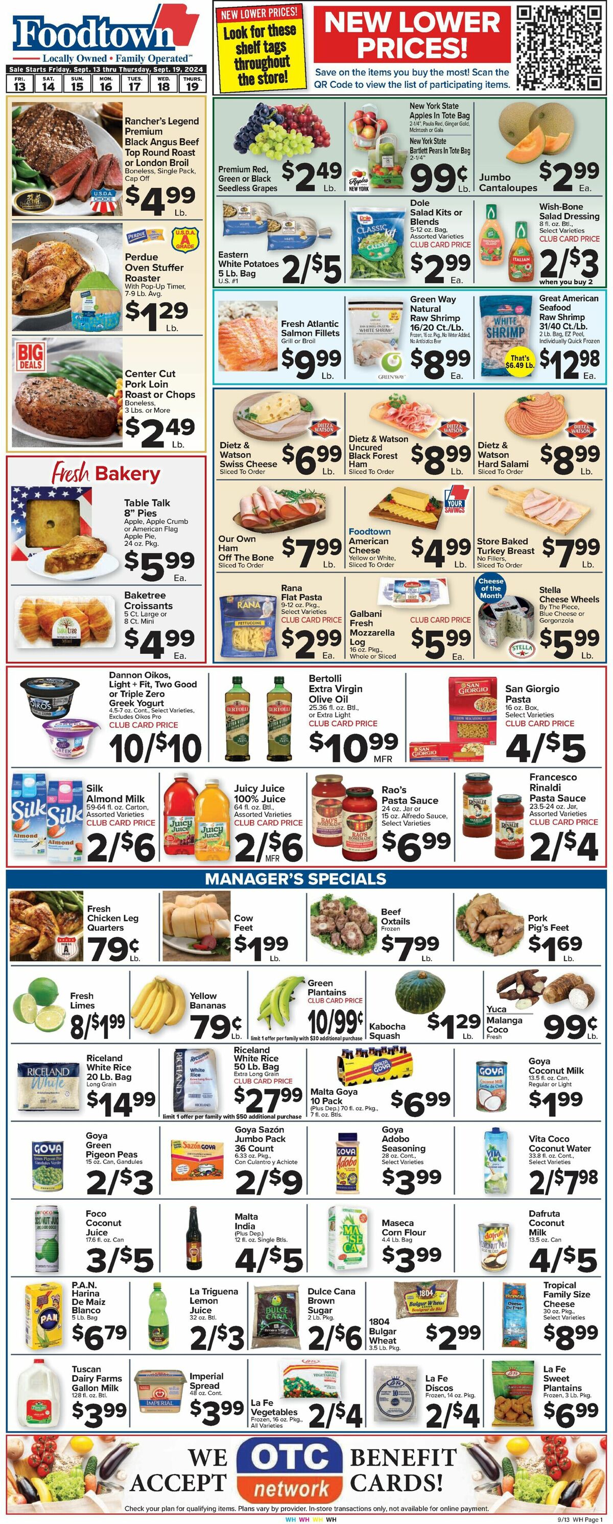 Food Town Weekly Ad from September 13