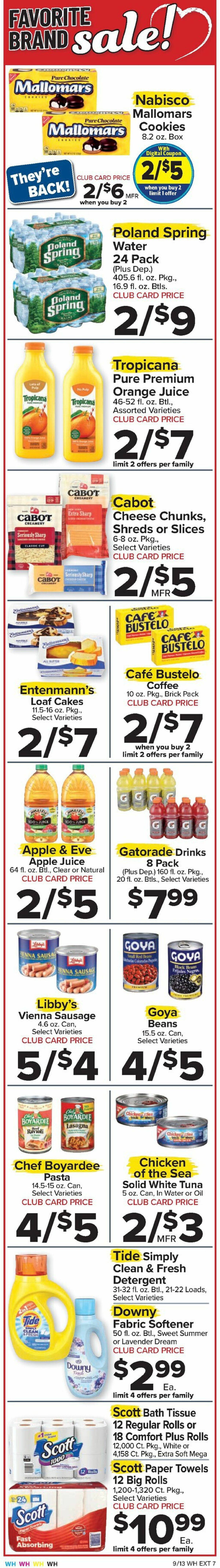 Food Town Weekly Ad from September 13