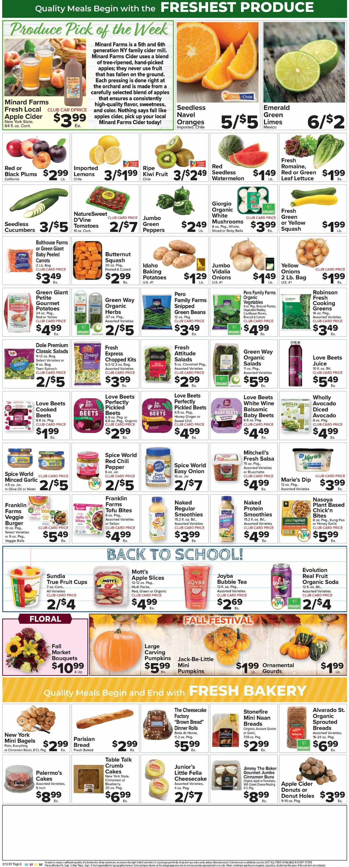 Food Town Weekly Ad from September 13