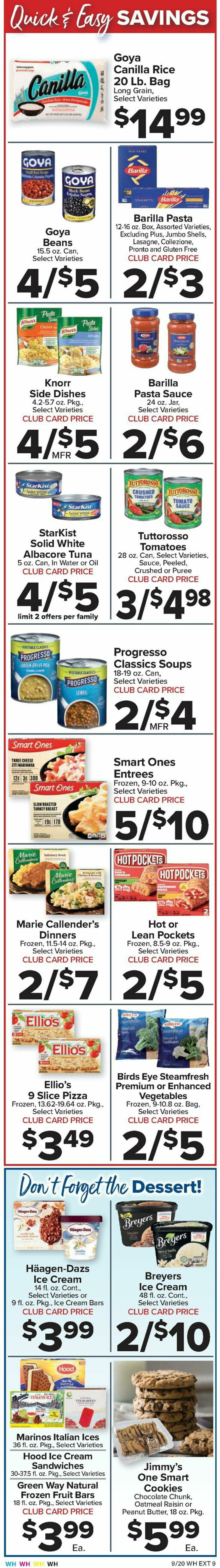 Food Town Weekly Ad from September 20