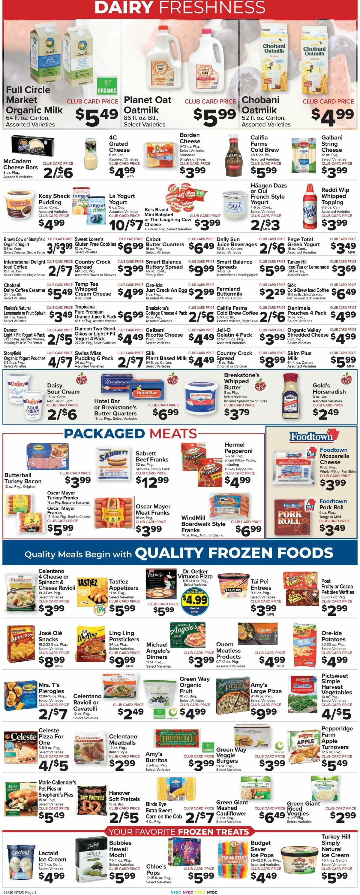 Food Town Weekly Ad from September 20