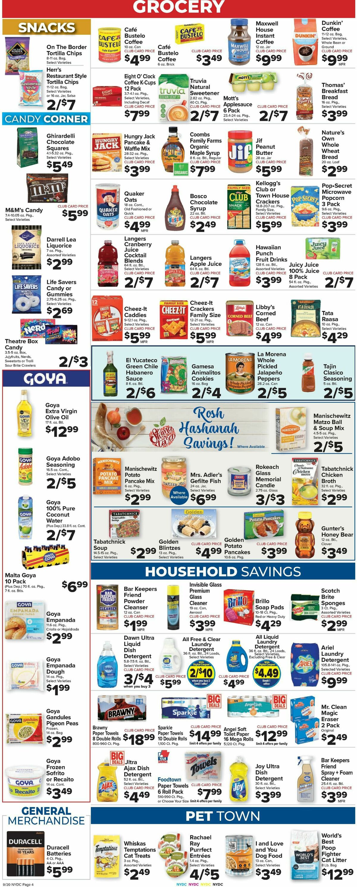 Food Town Weekly Ad from September 20