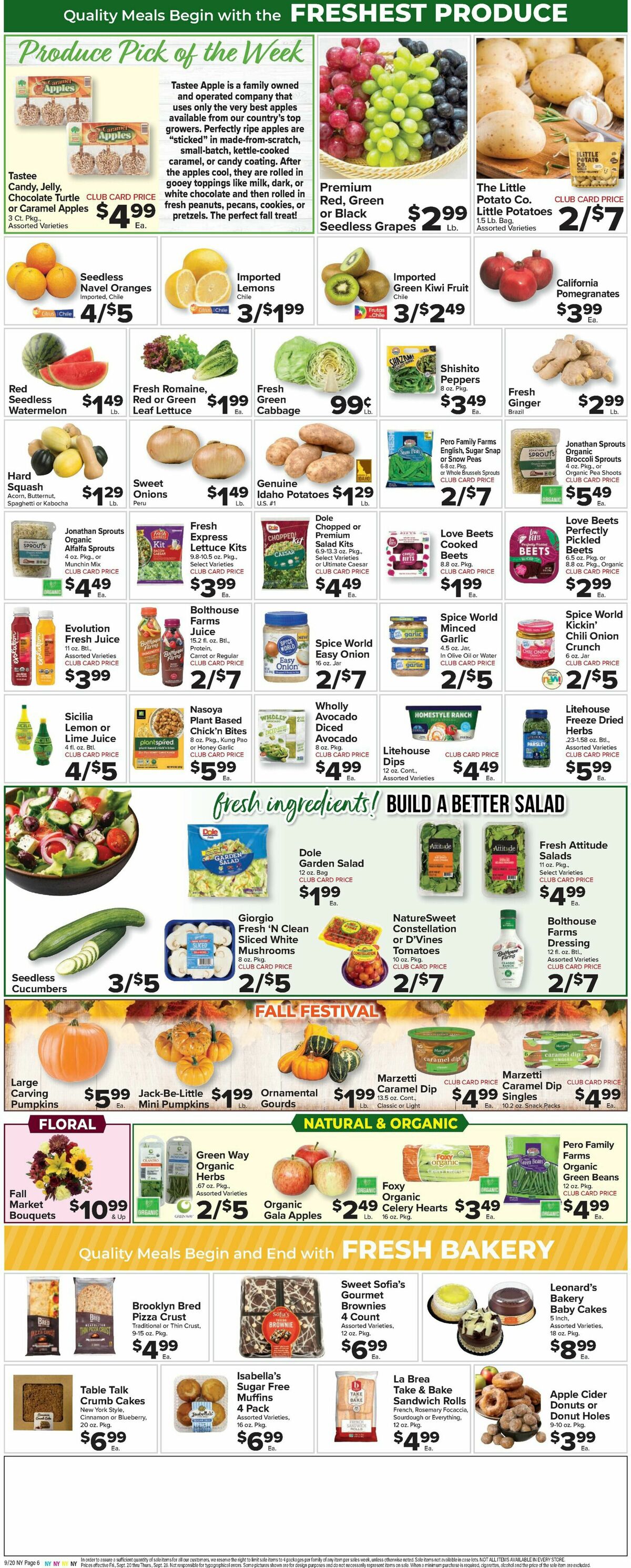 Food Town Weekly Ad from September 20