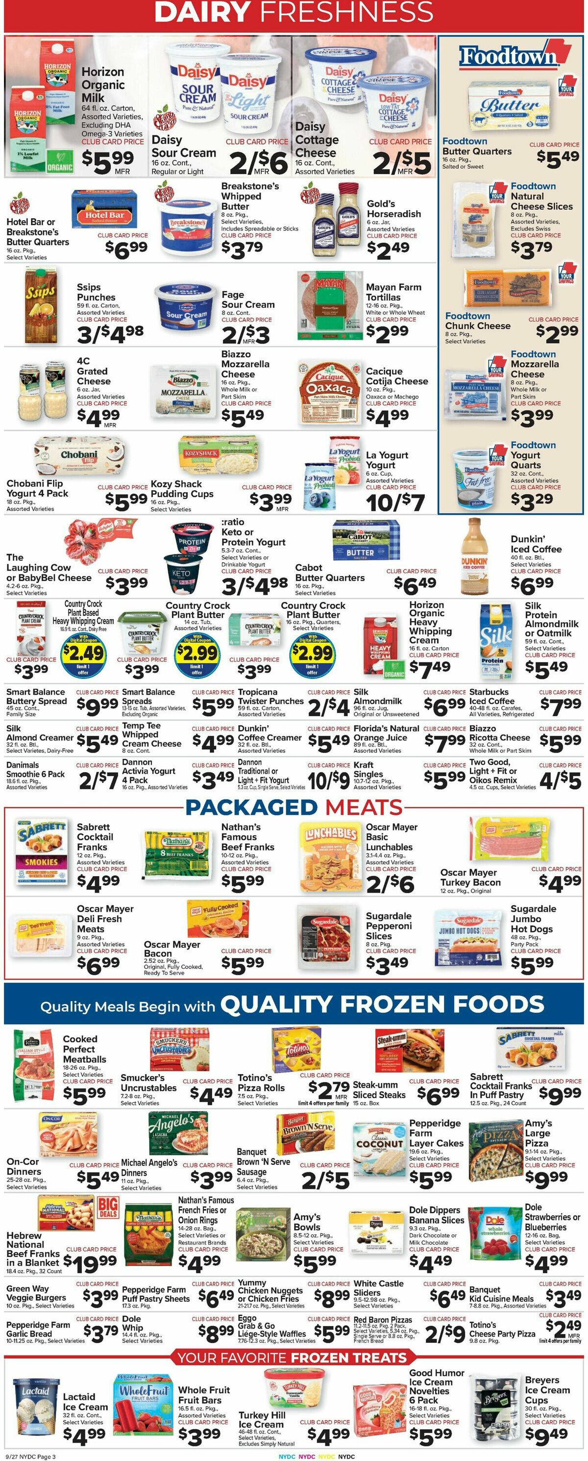 Food Town Weekly Ad from September 27