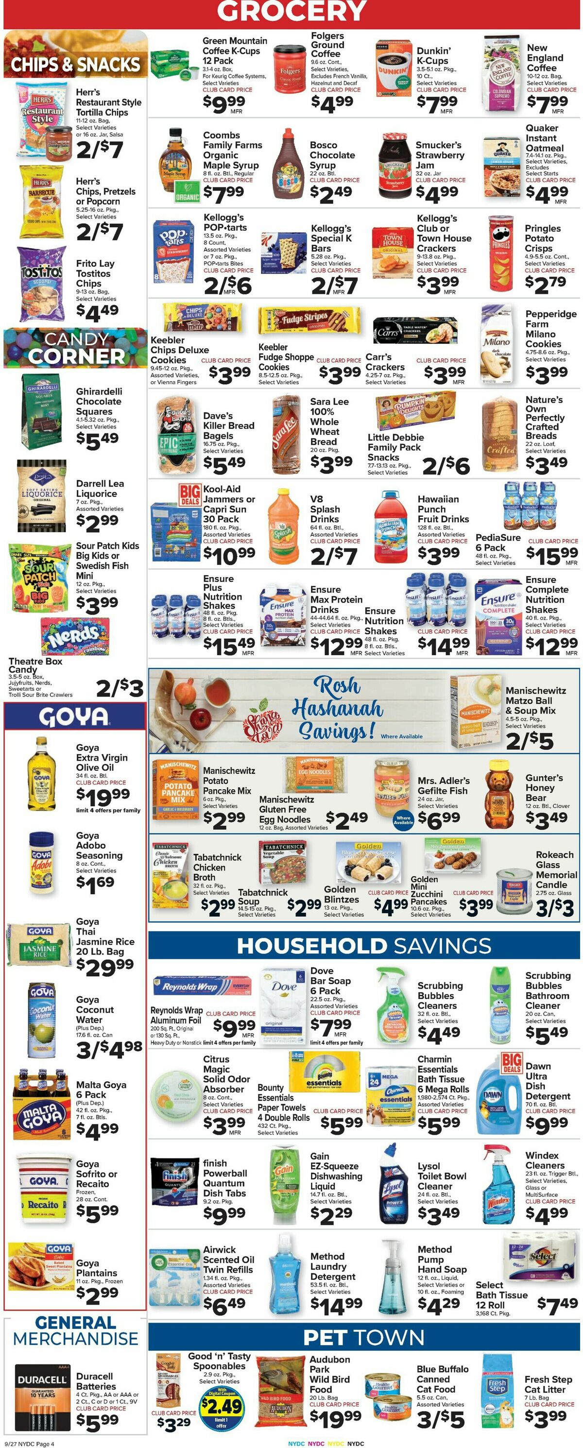 Food Town Weekly Ad from September 27