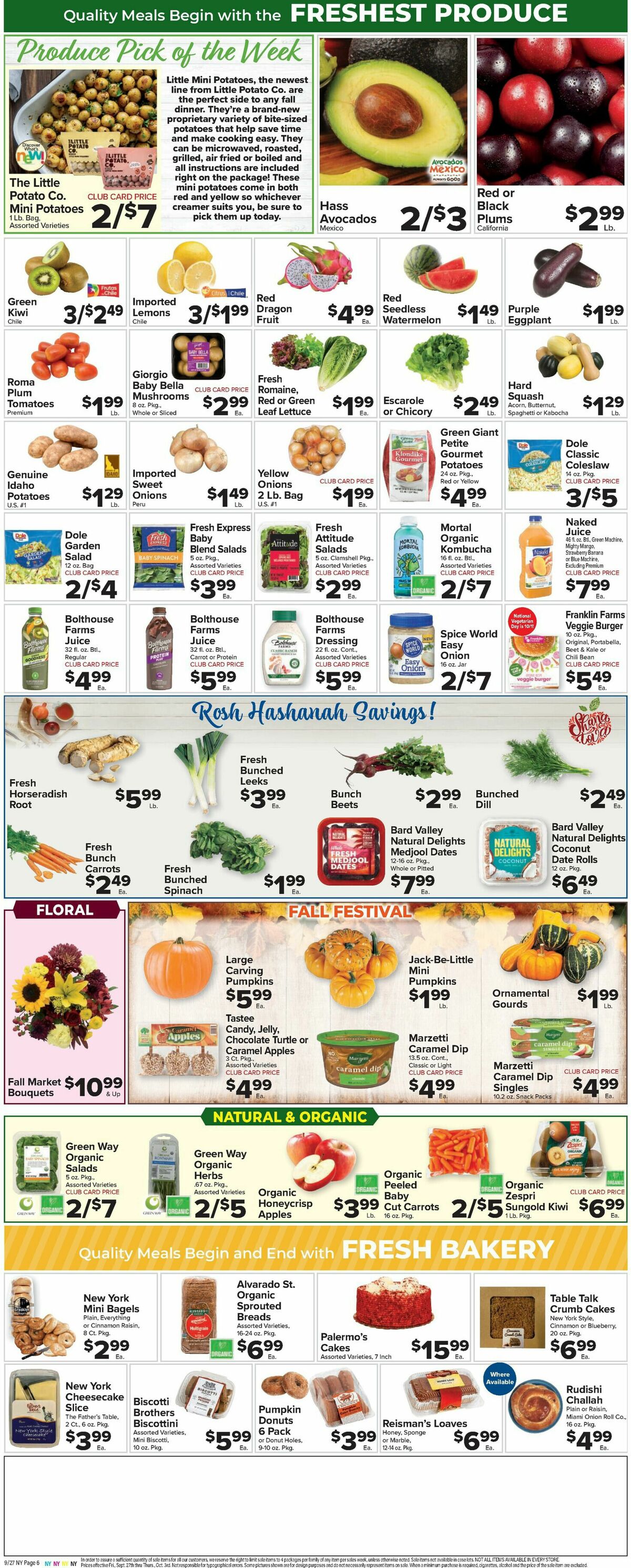 Food Town Weekly Ad from September 27