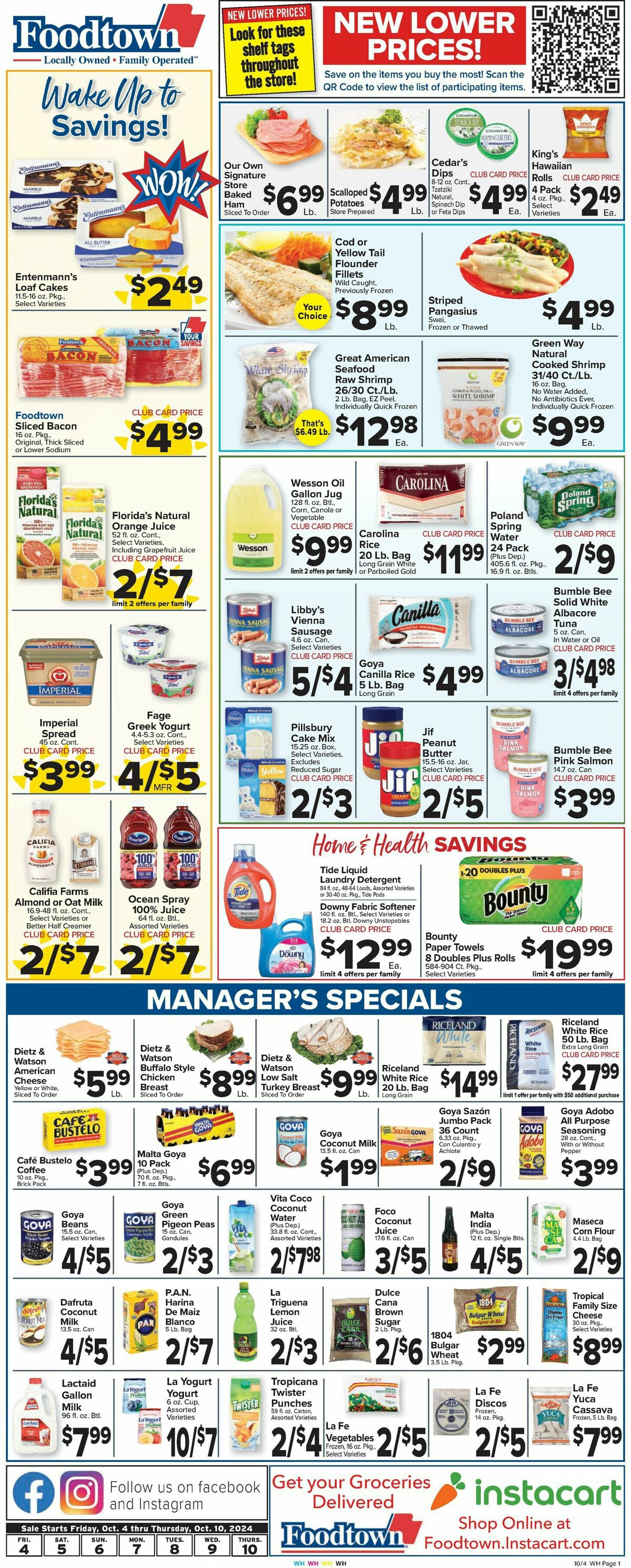 Food Town Weekly Ad from October 4