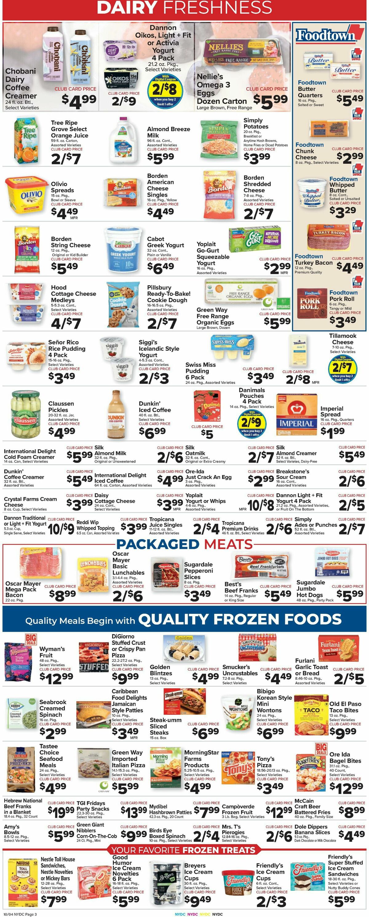 Food Town Weekly Ad from October 4