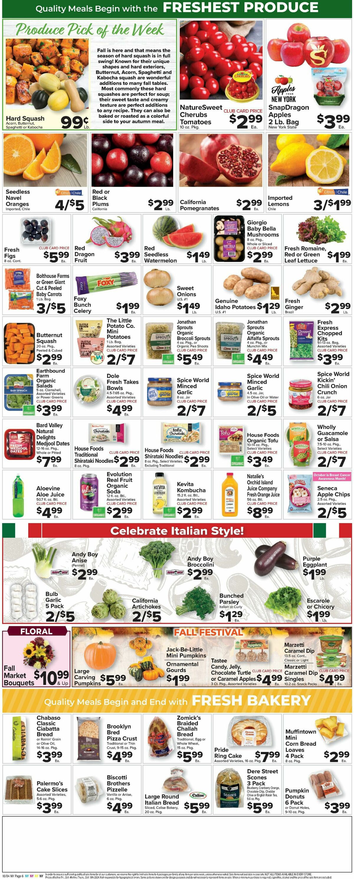 Food Town Weekly Ad from October 4