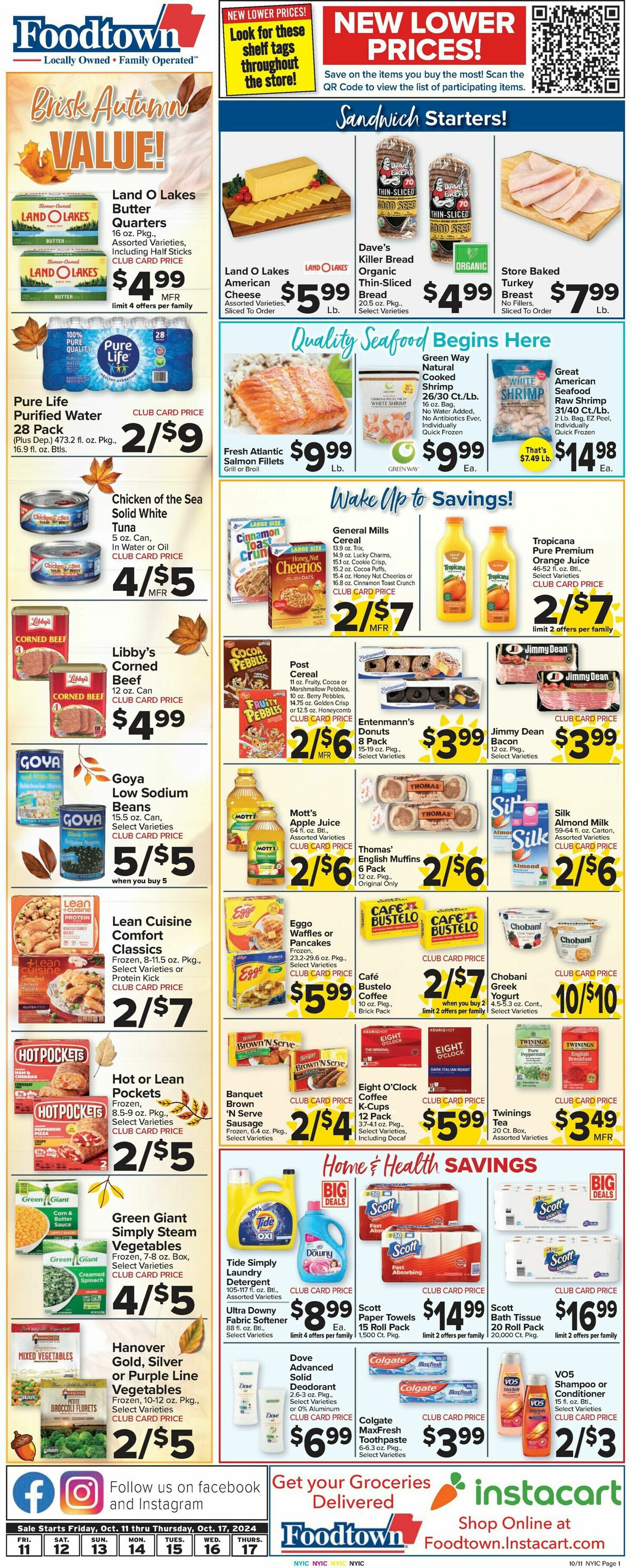 Food Town Weekly Ad from October 11