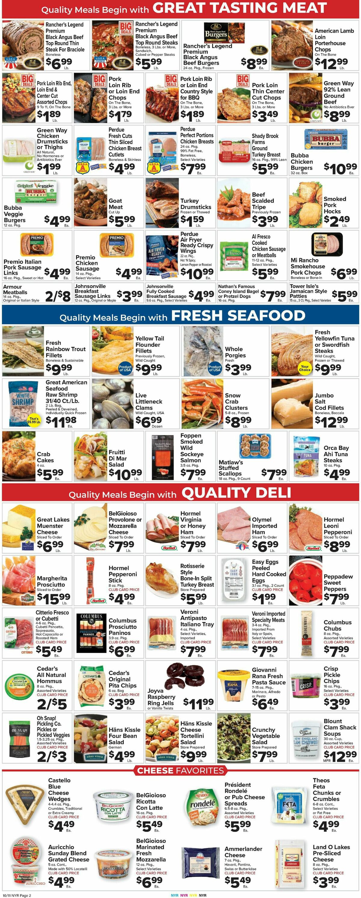 Food Town Weekly Ad from October 11