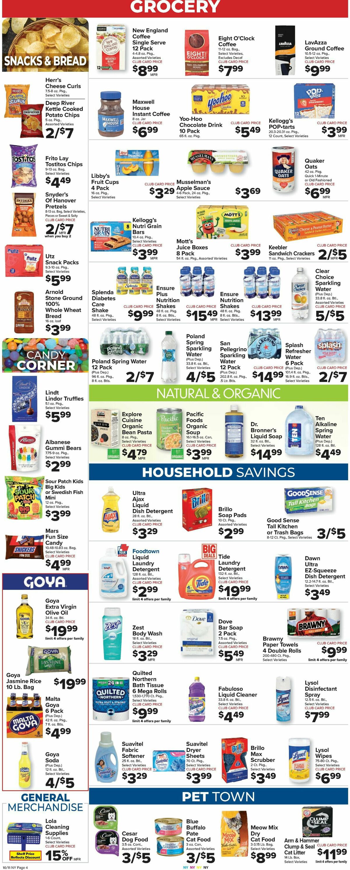 Food Town Weekly Ad from October 11