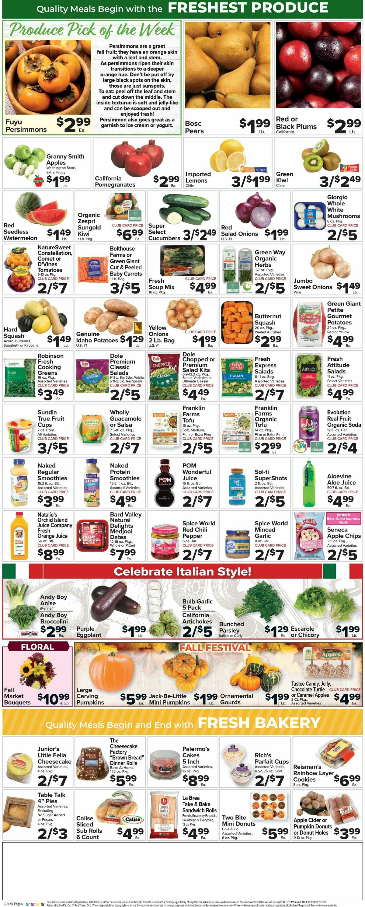 Food Town Weekly Ad from October 11