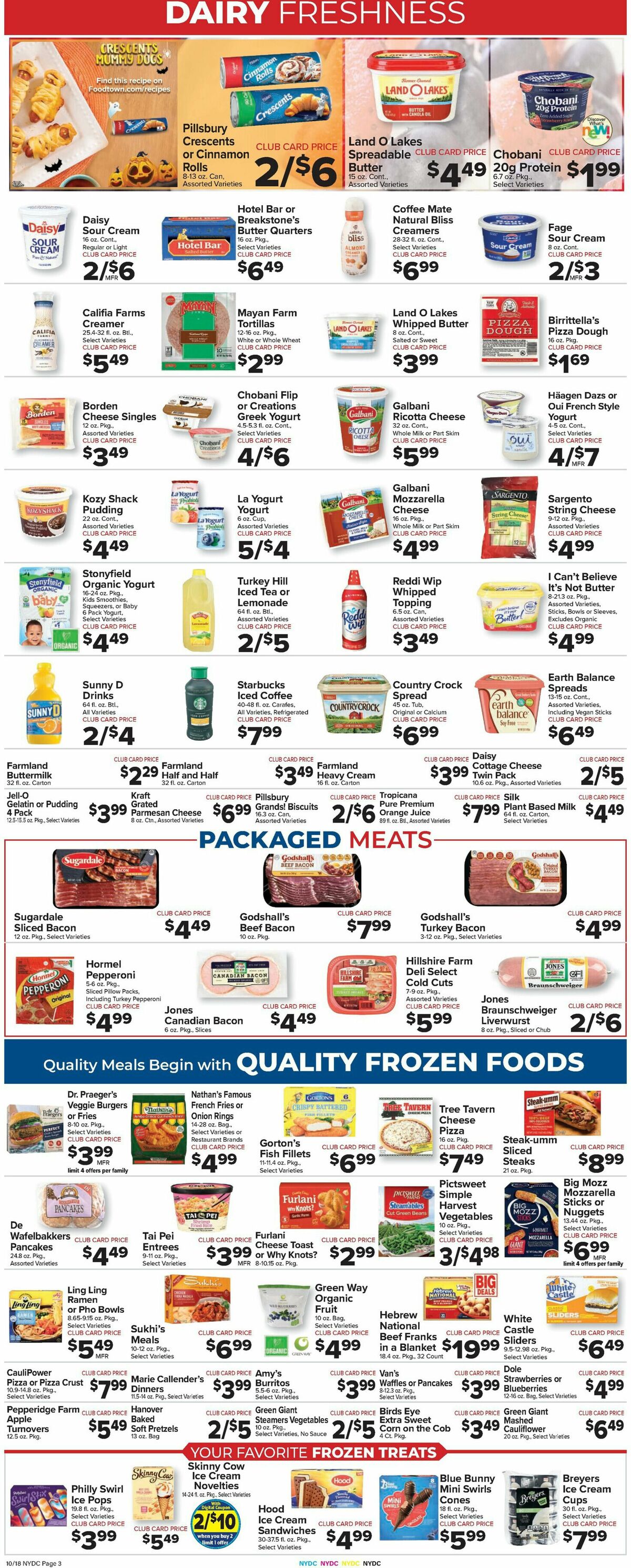 Food Town Weekly Ad from October 18