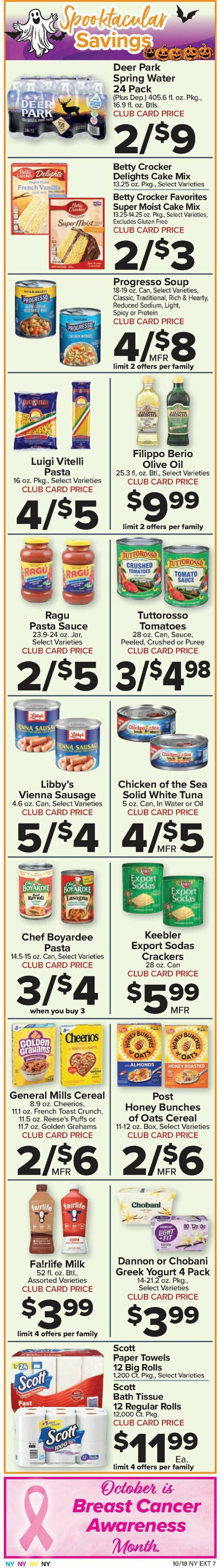 Food Town Weekly Ad from October 18