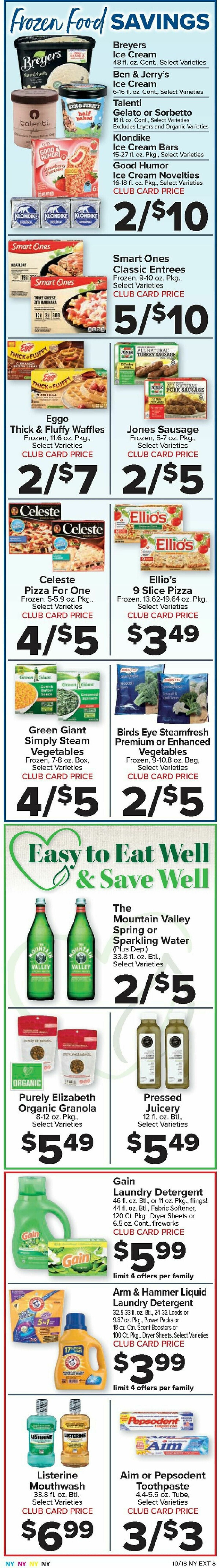 Food Town Weekly Ad from October 18